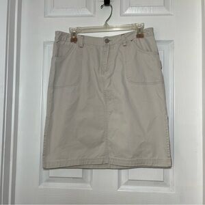 UNIONBAY Women's Khaki Denim Pencil Skirt